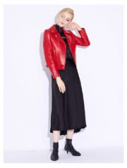 New genuine leather sheepskin jacket women's short slim leather coat - Image 7