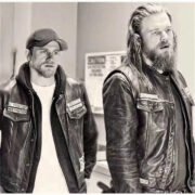 Harley Angel vest Sons of Anarchy genuine leather motorcycle vest men and women plus fat plus size full vegetable tanned cotton sheepskin horse - Image 4