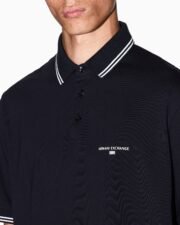 Regular fit cotton jersey polo shirt - Image 5